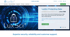 Desktop Screenshot of luxsci.com